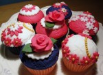 pink and blue wedding cupcakes 2