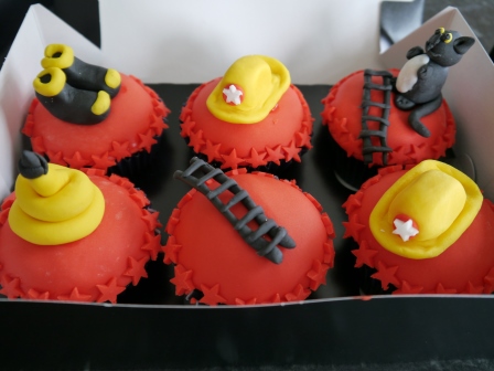 Firefighter Cupcakes Filledwithlovecupcakes
